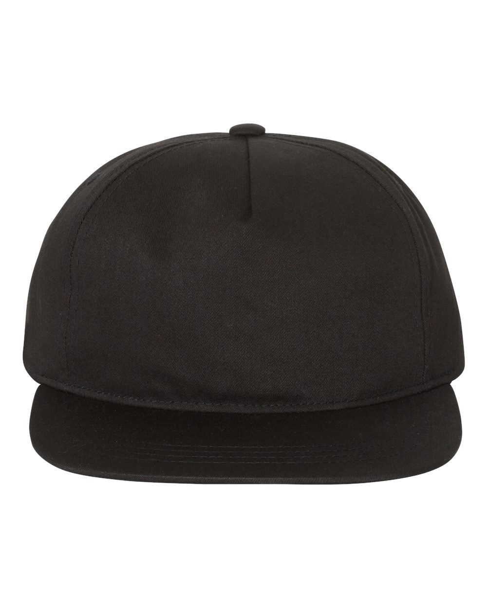 Lightly-Structured Five-Panel Snapback Cap | 6502