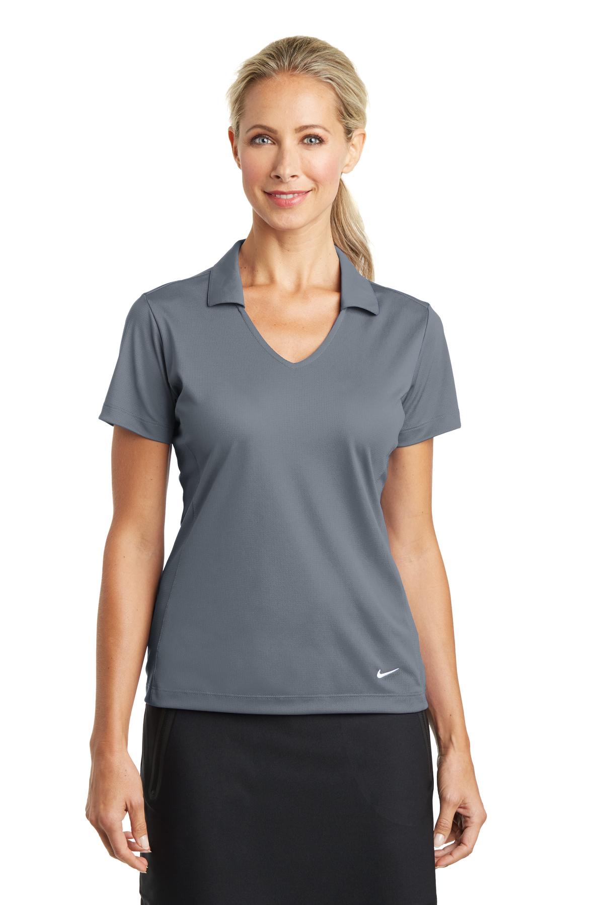 Nike 637165 Women's Dri-FIT Vertical Mesh Polo