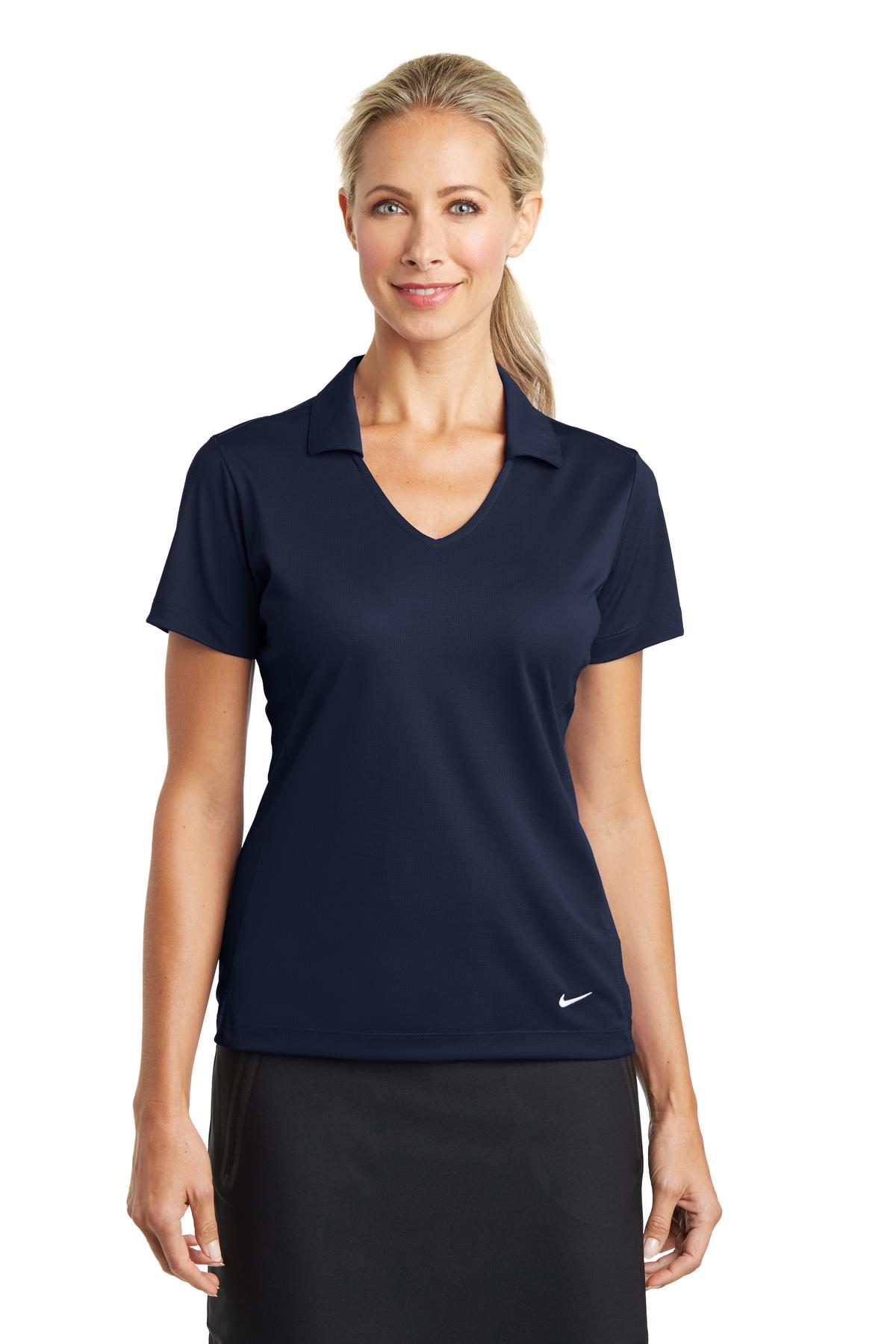 Nike 637165 Women's Dri-FIT Vertical Mesh Polo