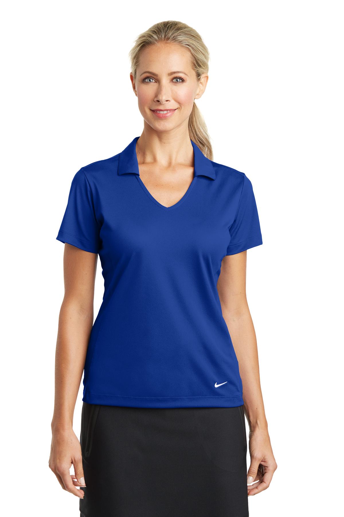 Nike 637165 Women's Dri-FIT Vertical Mesh Polo
