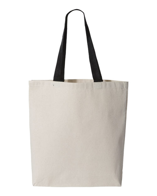 11L Canvas Tote with Contrast-Color Handles | Q4400