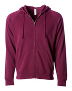 Sudadera con capucha unisex Special Blend Raglan con cremallera completa | PRM33SBZ