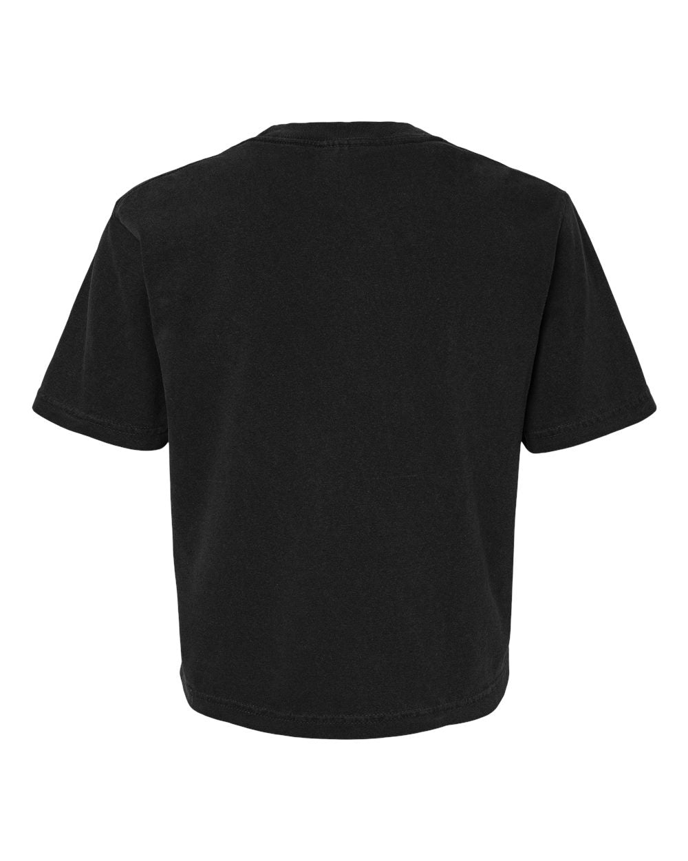 Camiseta de corte cuadrado para mujer, teñida en prenda, de peso pesado | 3023CL