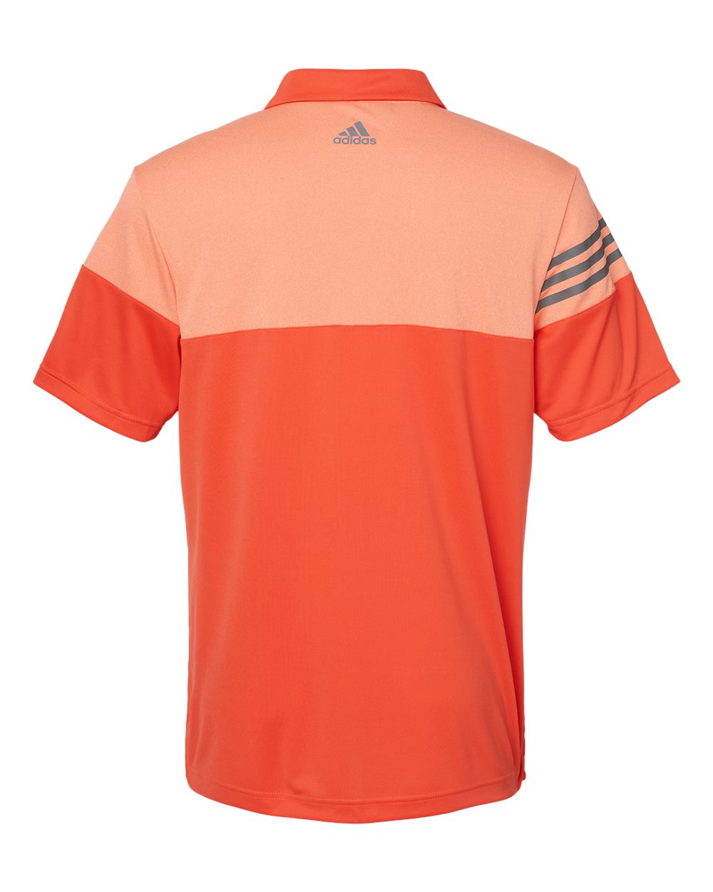 Men's Heathered 3-Stripes Colorblocked Polo | A213