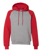 Unisex Dri Power® Colorblock Raglan Hooded Sweatshirt | 693HBM