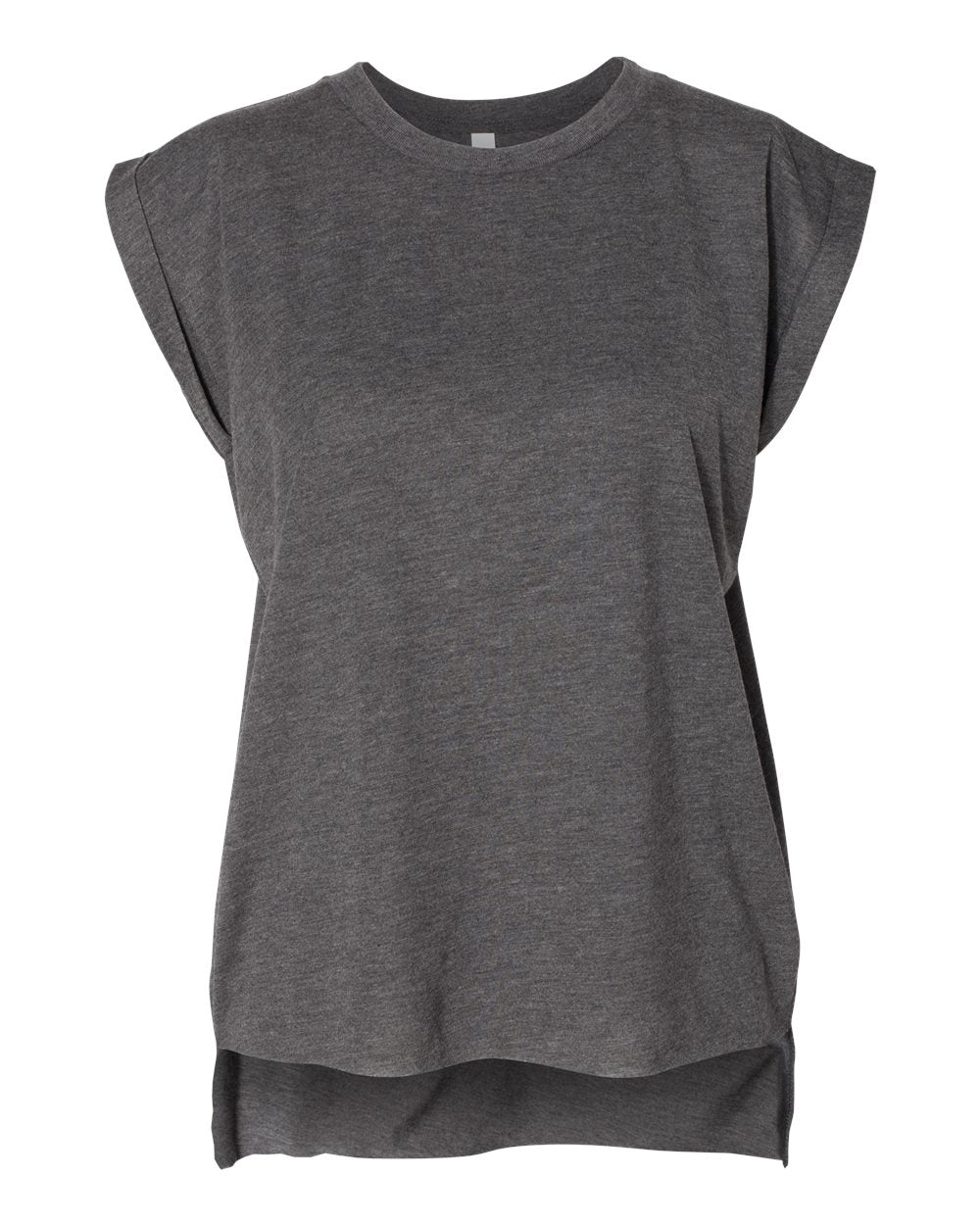 Women’s Flowy Rolled Cuffs Muscle Tee | 8804