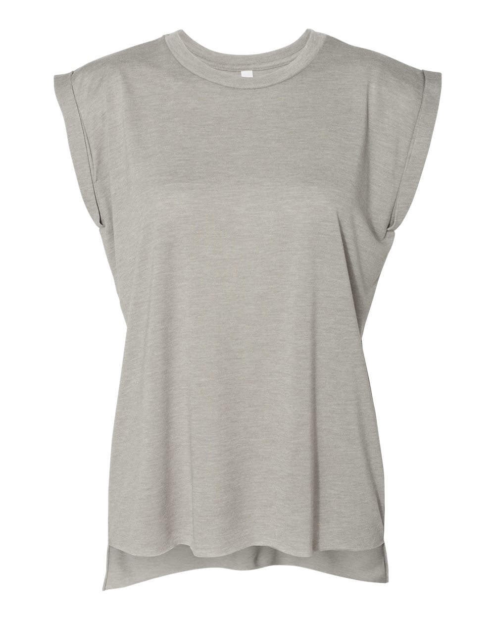 Women’s Flowy Rolled Cuffs Muscle Tee | 8804