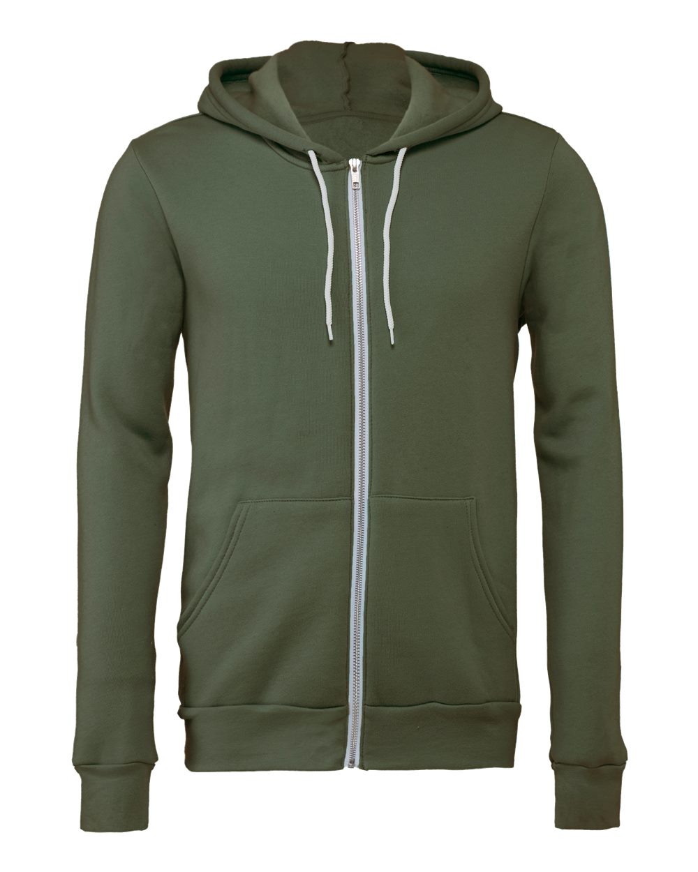Unisex Sponge Fleece Full-Zip Hoodie Sweatshirt | 3739