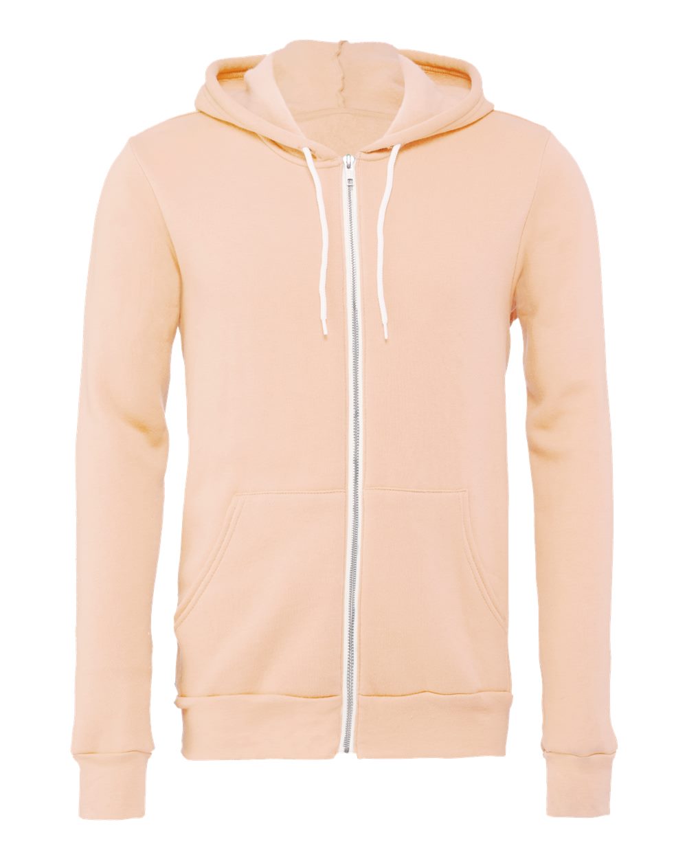 Unisex Sponge Fleece Full-Zip Hoodie Sweatshirt | 3739