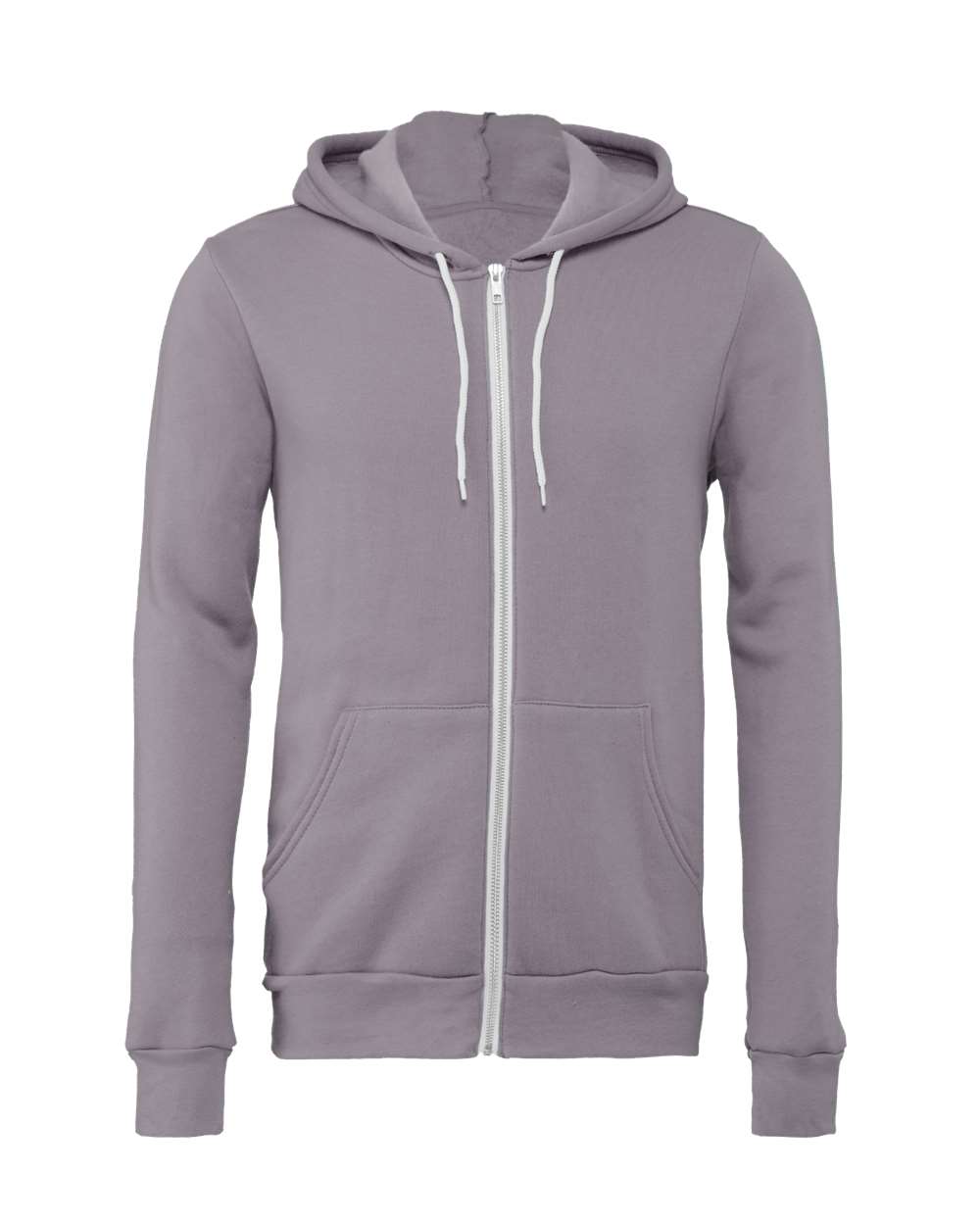 Sudadera con capucha unisex de forro polar esponjoso con cremallera completa | 3739