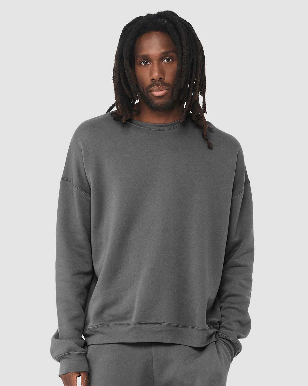 Unisex Sponge Fleece Drop Shoulder Crewneck Sweatshirt | 3945