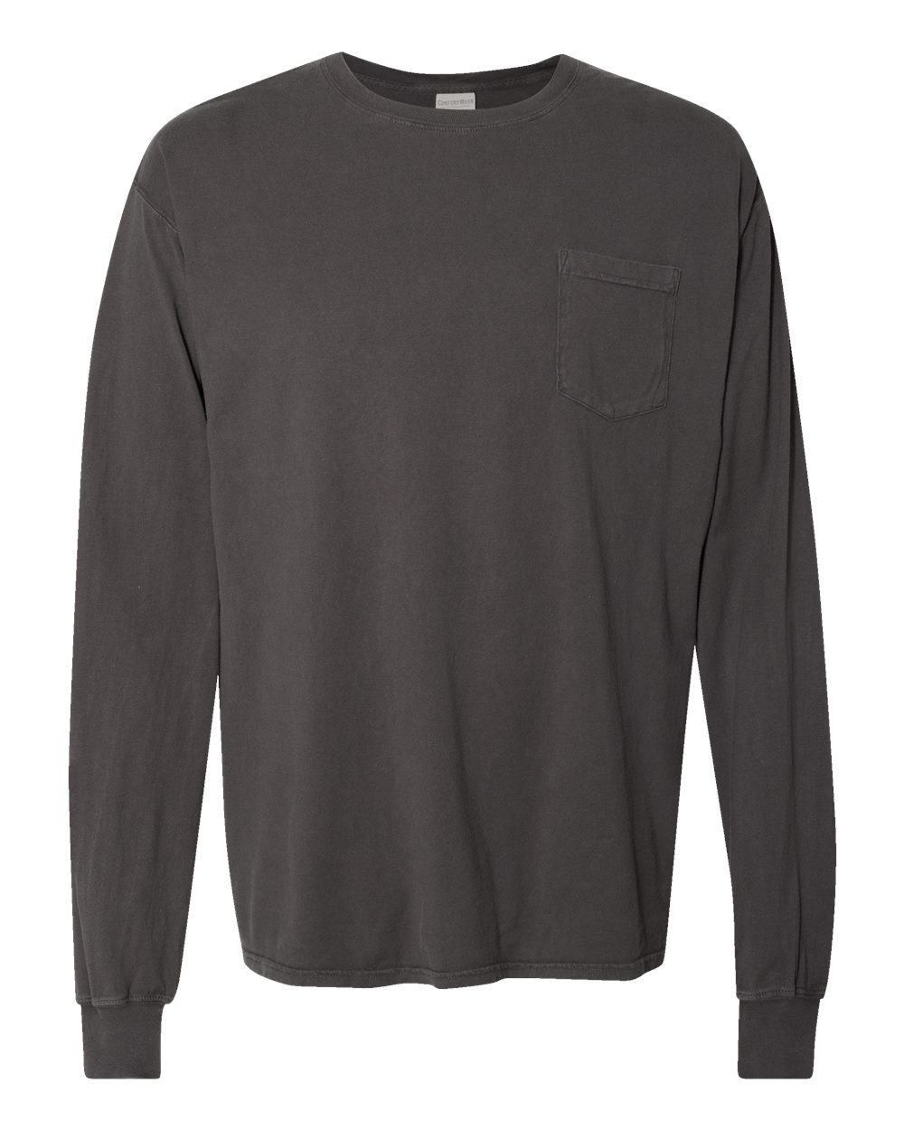 Unisex Garment-Dyed Long Sleeve T-Shirt With a Pocket | GDH250