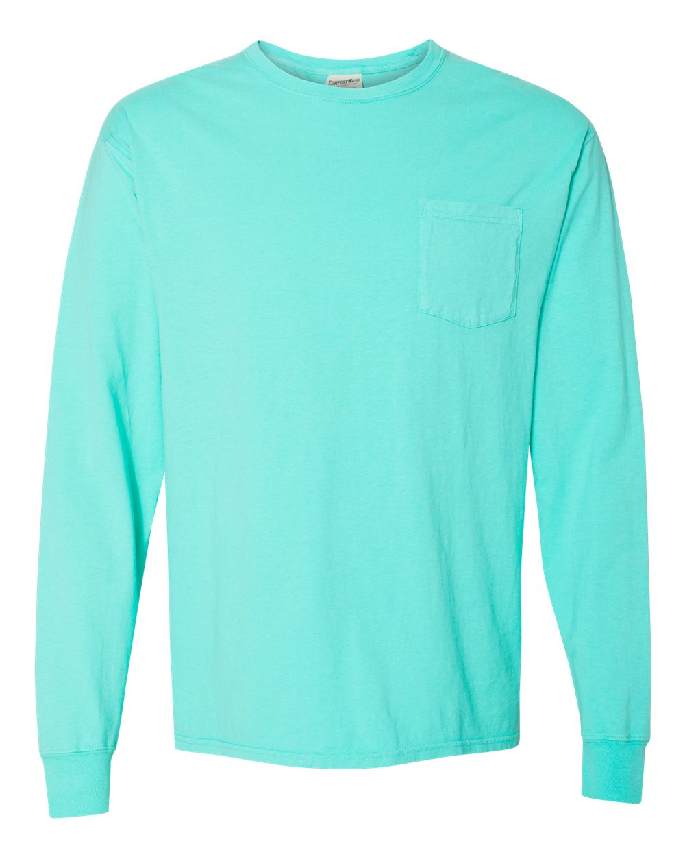 Unisex Garment-Dyed Long Sleeve T-Shirt With a Pocket | GDH250