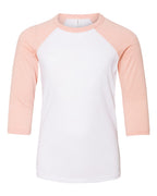 Youth Three-Quarter Sleeve Baseball Tee | 3200Y