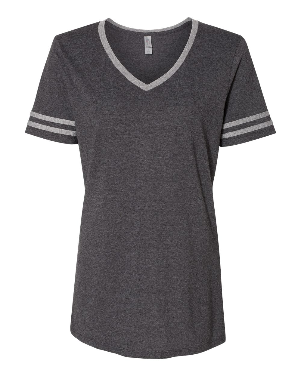 Women's Varsity Triblend V-Neck T-Shirt | 602WVR