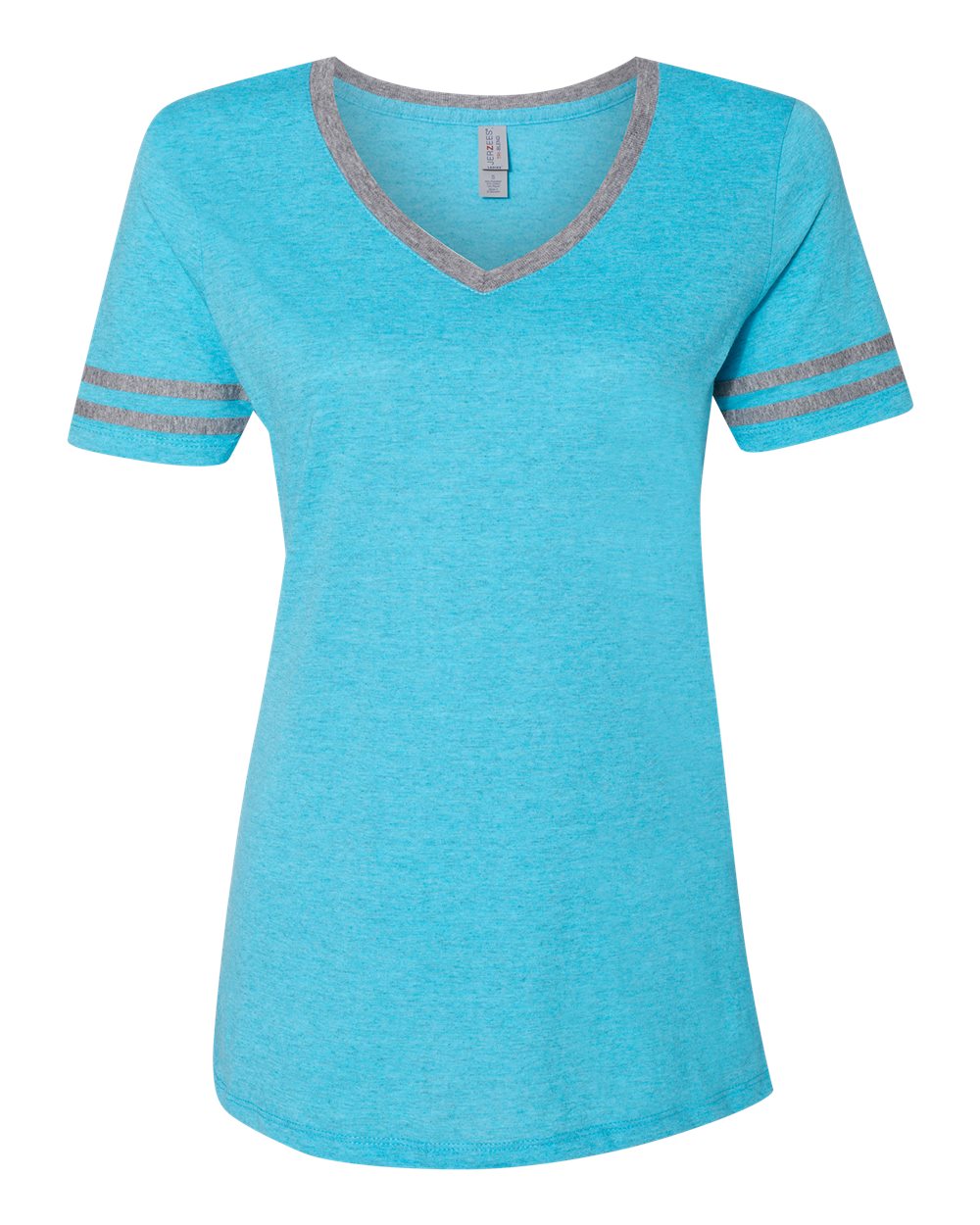 Women's Varsity Triblend V-Neck T-Shirt | 602WVR