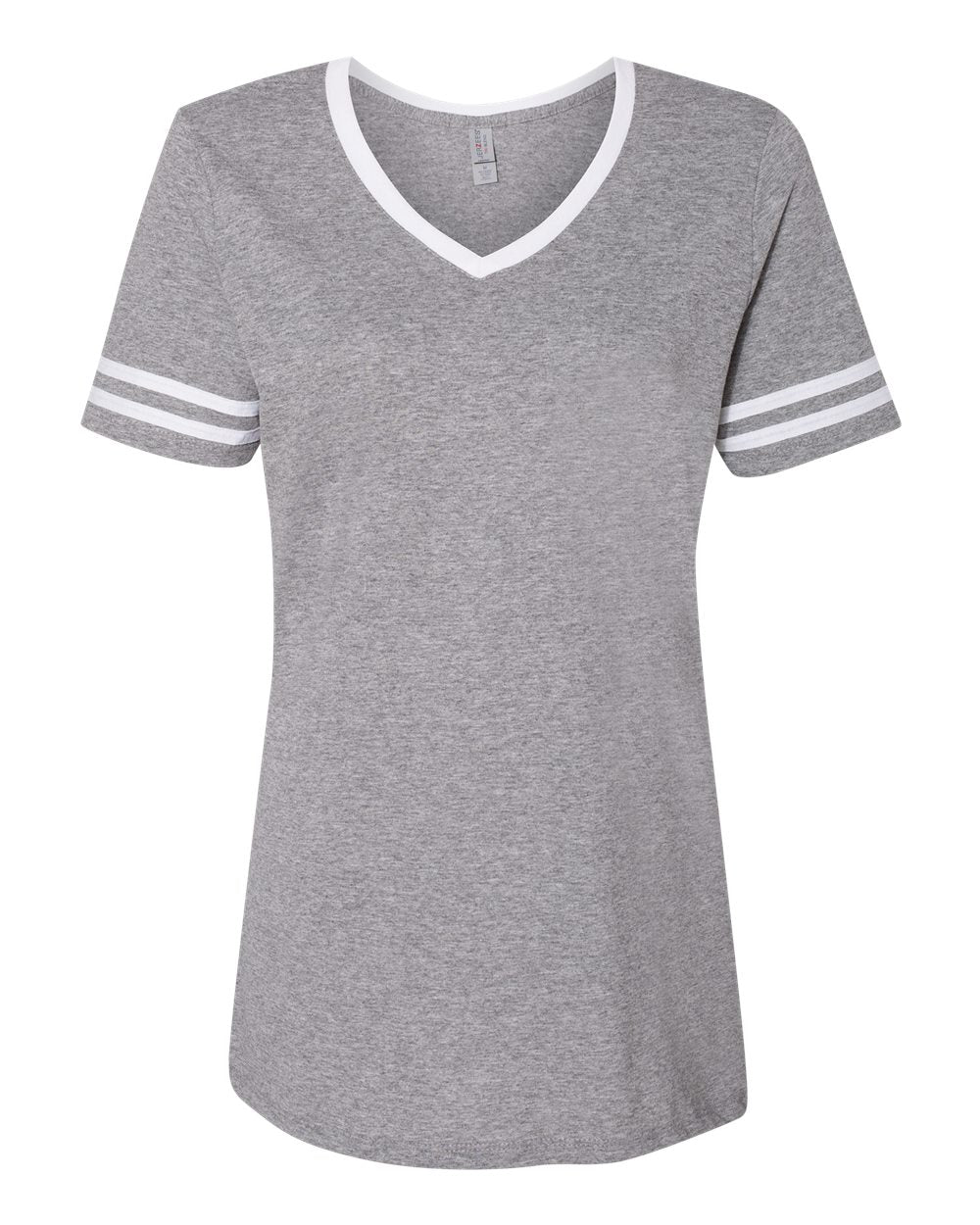 Women's Varsity Triblend V-Neck T-Shirt | 602WVR