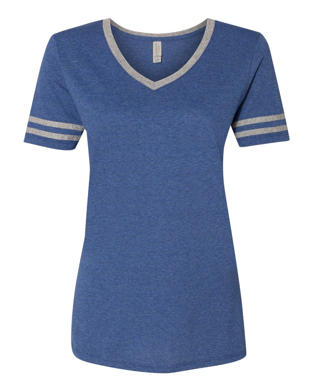 Women's Varsity Triblend V-Neck T-Shirt | 602WVR