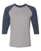 Camiseta de béisbol raglán unisex de tres cuartos Triblend | 601RR