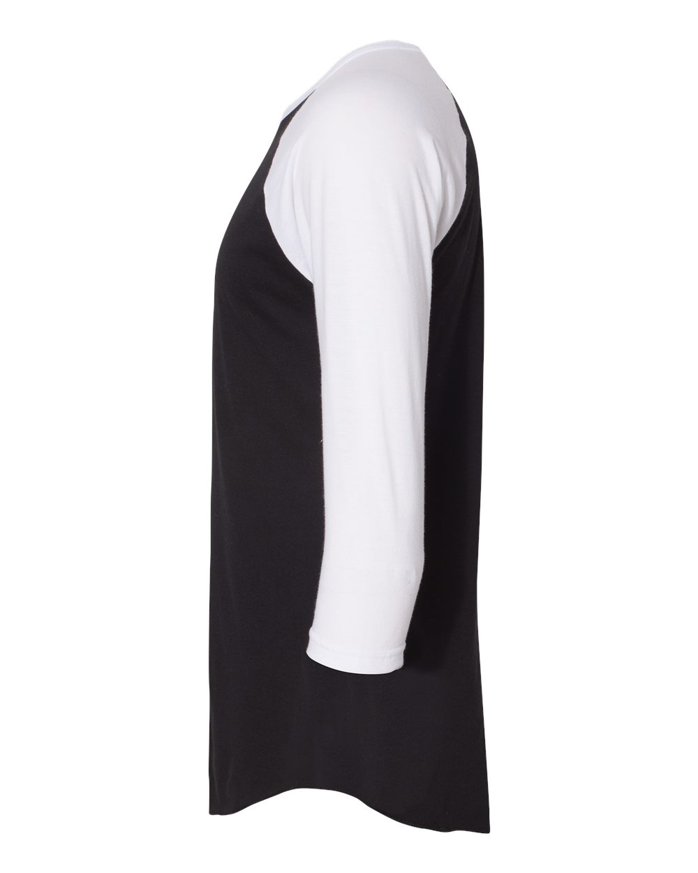 Unisex 50/50 Raglan Three-Quarter Sleeve Tee | BB453W