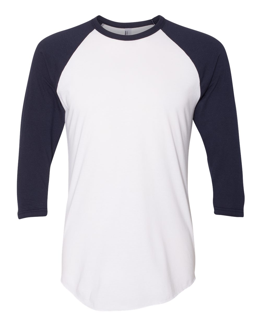 Unisex 50/50 Raglan Three-Quarter Sleeve Tee | BB453W
