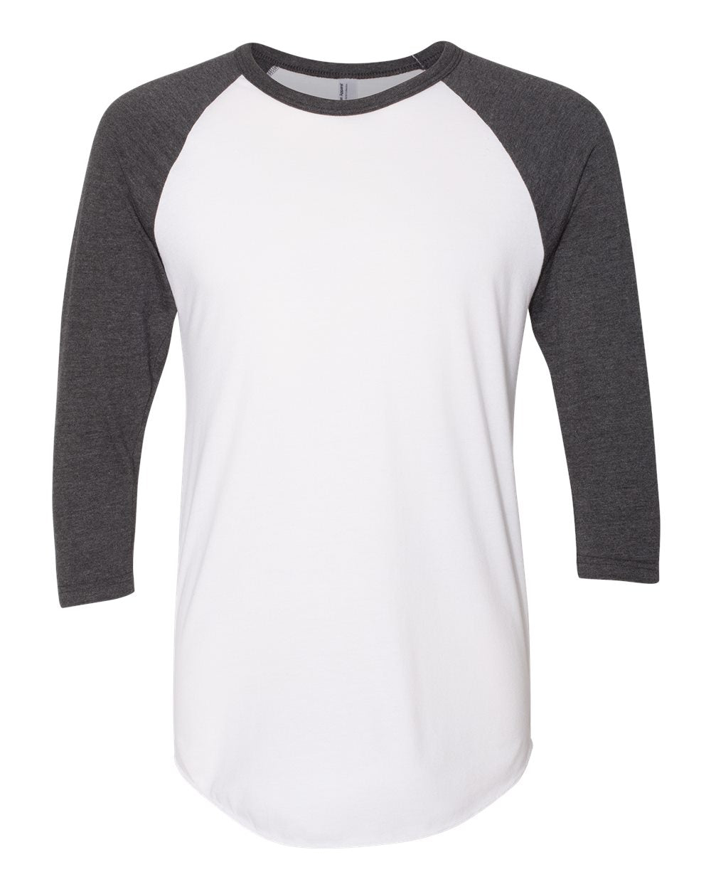 Camiseta Unisex Raglán 50/50 de Manga Tres Cuartos | BB453W