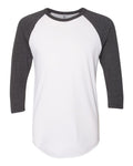 Camiseta Unisex Raglán 50/50 de Manga Tres Cuartos | BB453W