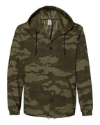 Men's Water-Resistant Hooded Windbreaker | EXP95NB