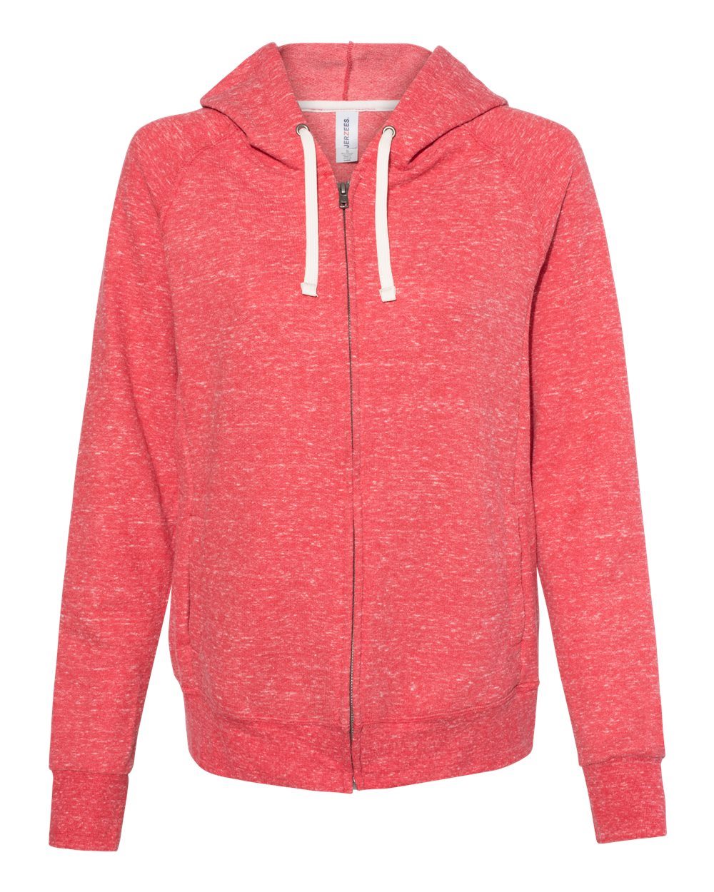 Women's Snow Heather French Terry Full-Zip Hooded Sweatshirt | 92WR