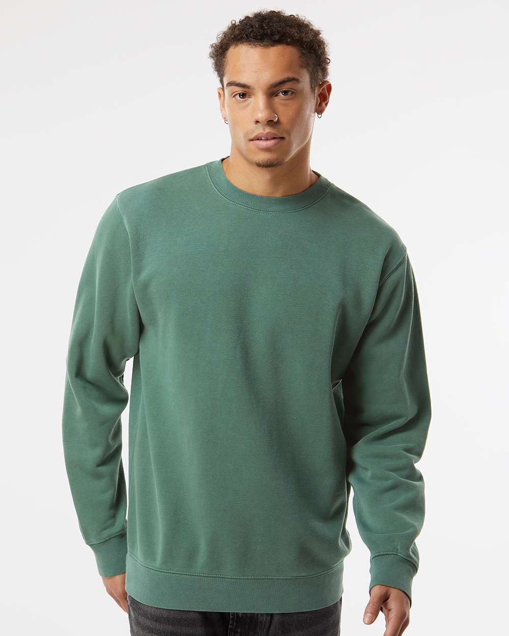 Unisex Midweight Pigment-Dyed Crewneck Sweatshirt | PRM3500
