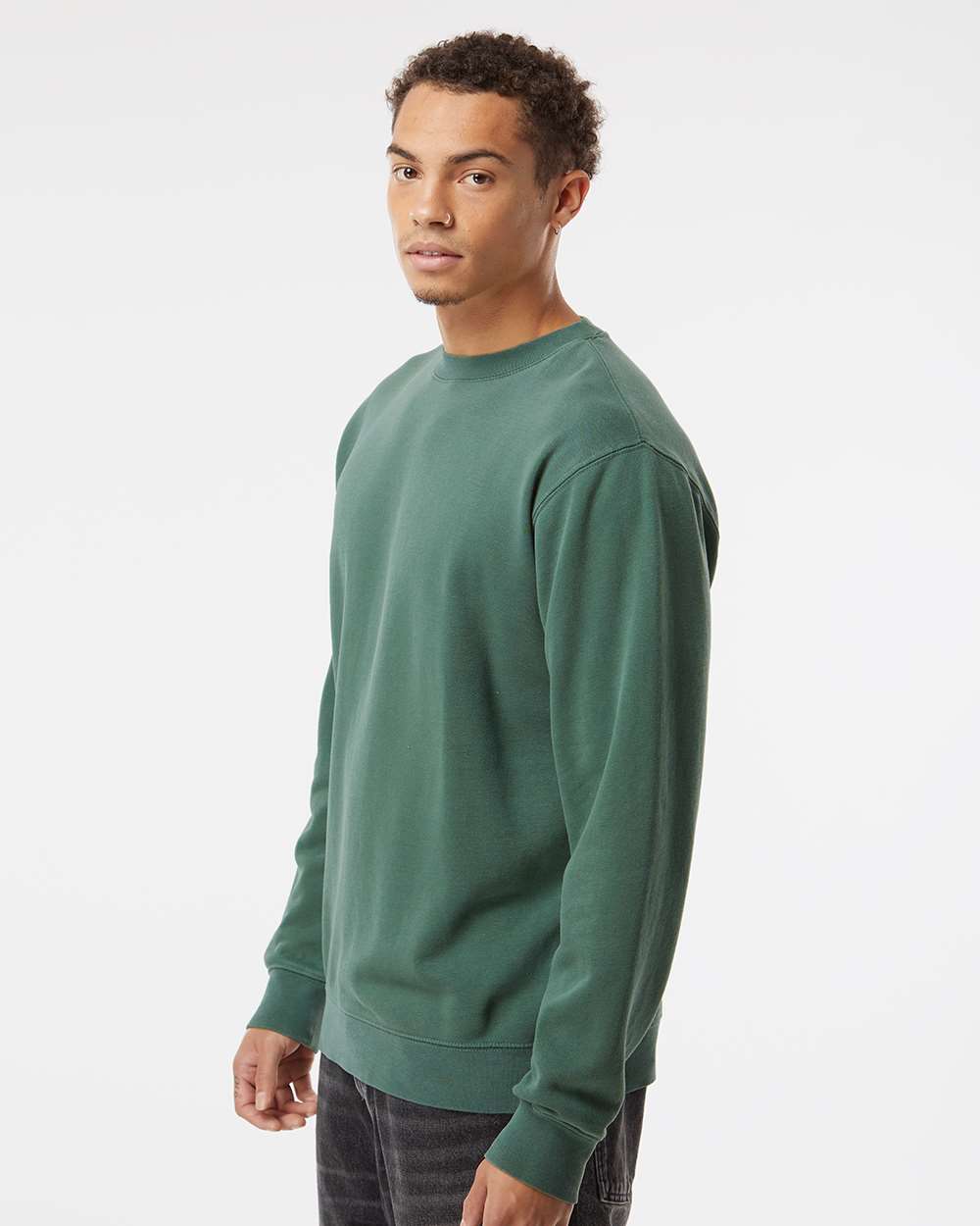 Unisex Midweight Pigment-Dyed Crewneck Sweatshirt | PRM3500