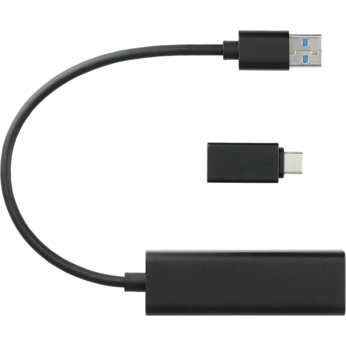 Aluminum 4-Port USB 3.0 Hub with Type C Adapter | 7143-36 image 1