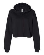 Sudadera con capucha corta de forro polar para mujer | 7502