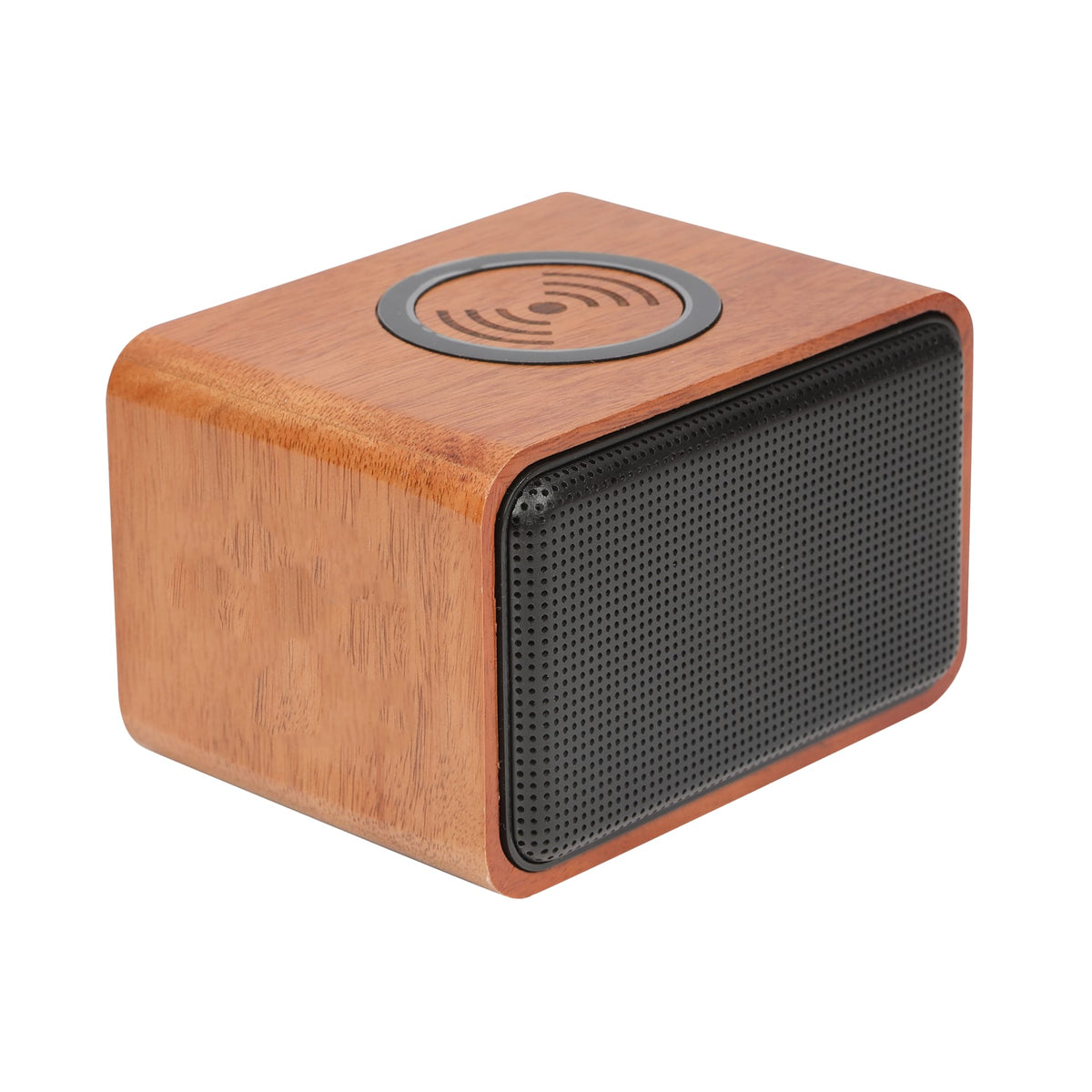 Wood Bluetooth Speaker with Wireless Charging Pad | 7197-05 image 1