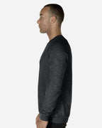 Unisex Snow Heather French Terry Crewneck Sweatshirt | 91MR