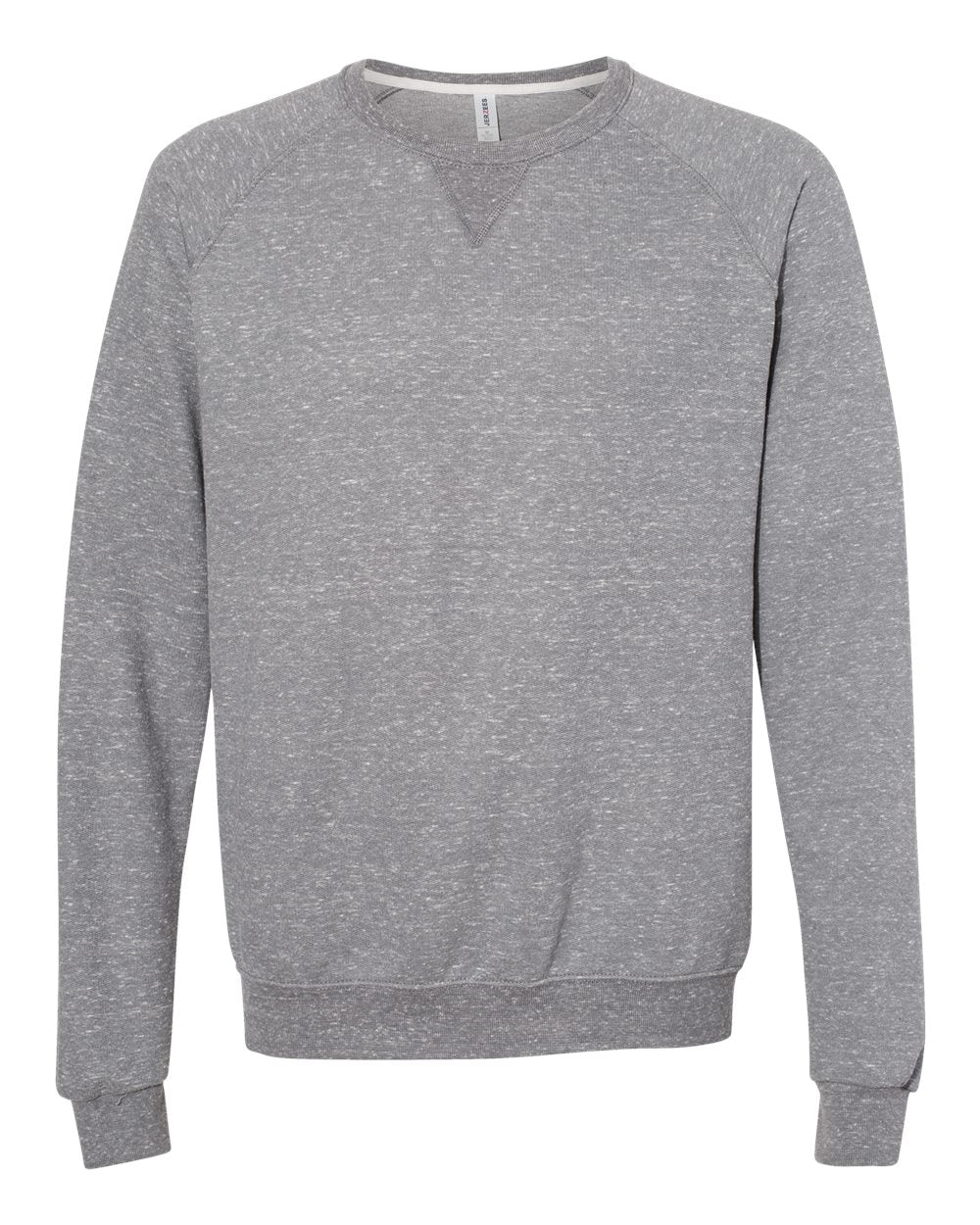 Unisex Snow Heather French Terry Crewneck Sweatshirt | 91MR
