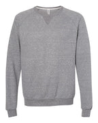 Unisex Snow Heather French Terry Crewneck Sweatshirt | 91MR
