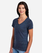 Women's Snow Heather Jersey V-Neck T-Shirt | 88WVR