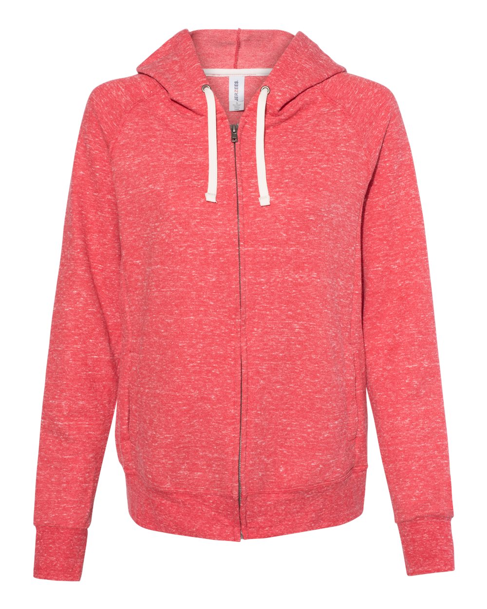 Women's Snow Heather French Terry Full-Zip Hooded Sweatshirt | 92WR