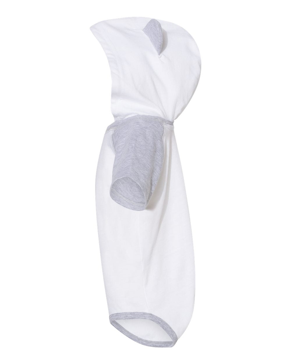 Infant Fine Jersey Raglan Bodysuit with Hood & Ears | 4417