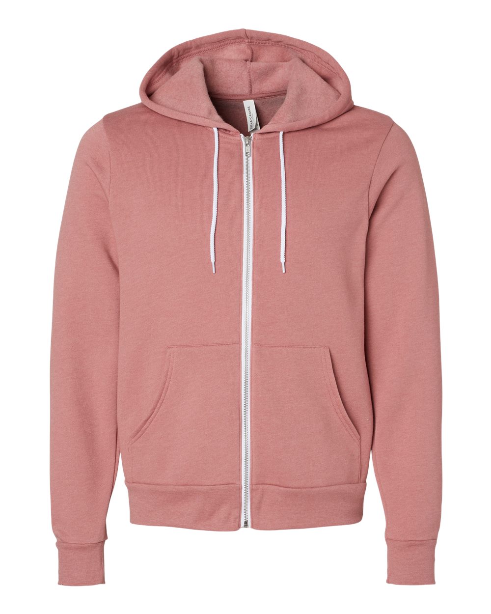 Sudadera con capucha unisex de forro polar esponjoso con cremallera completa | 3739