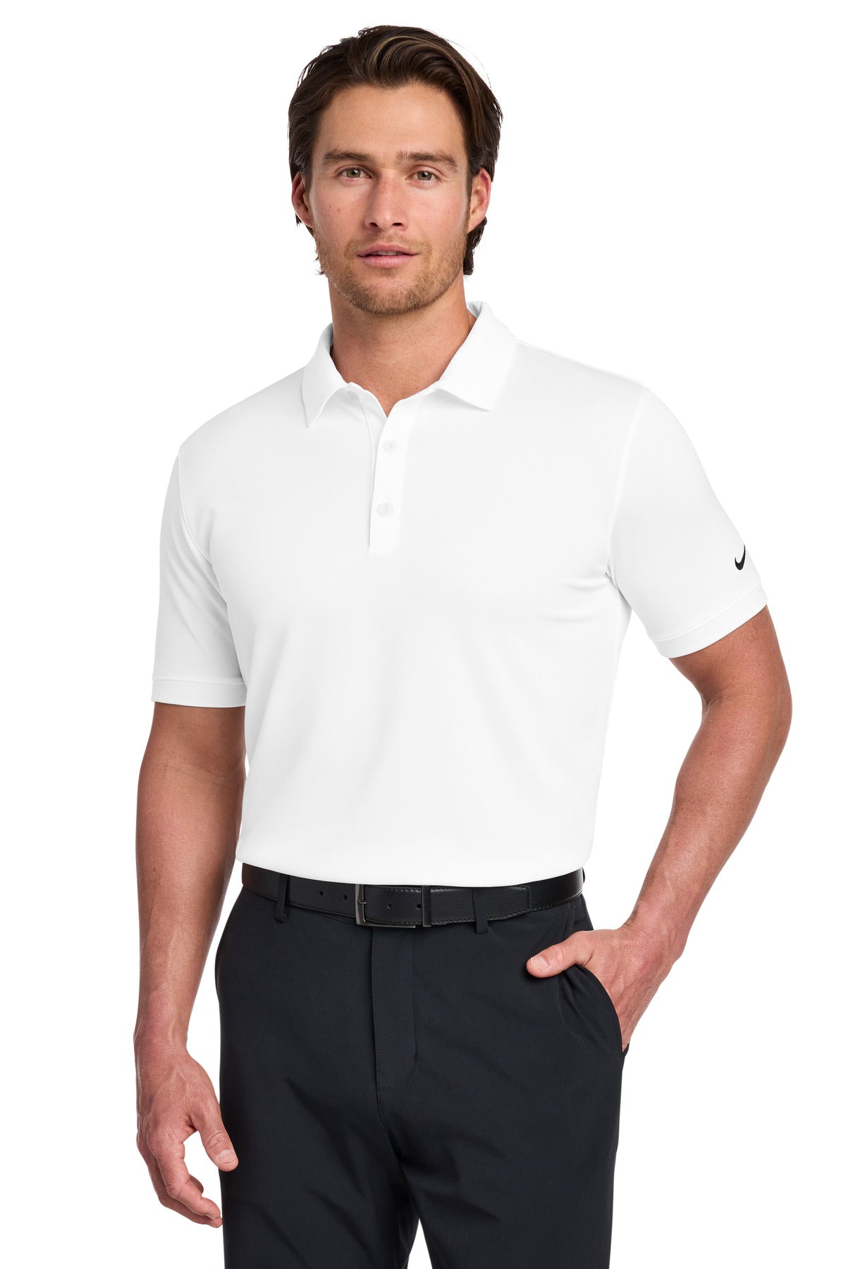 Nike 746099 Dri-FIT Solid Icon Pique Modern Fit Polo