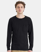 Unisex Workwear Long Sleeve Pocket T-Shirt | W120