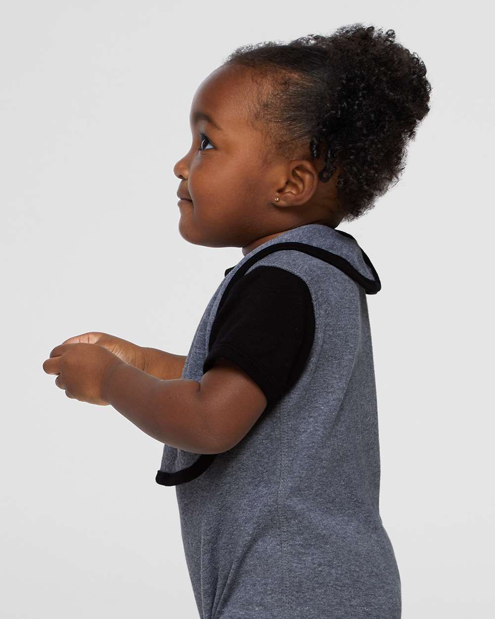 Infant Contrast Trim Premium Jersey Bib | 1004