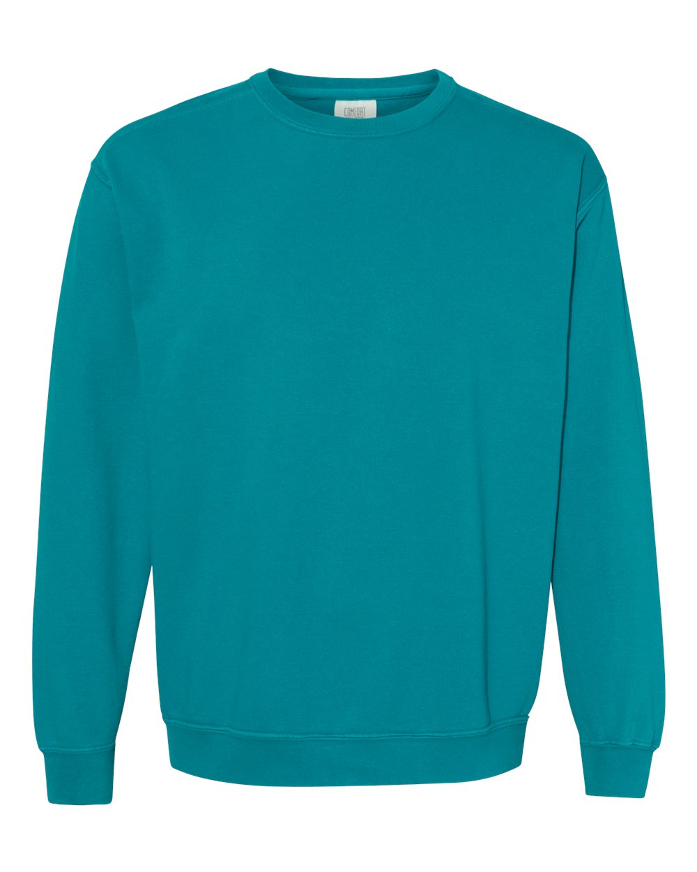 Sudadera unisex teñida prenda con cuello redondo | 1566