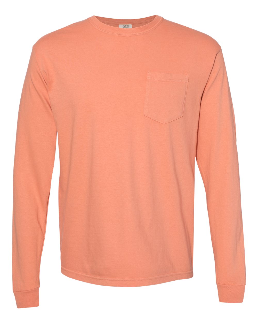 Unisex Garment-Dyed Heavyweight Long Sleeve Pocket T-Shirt | 4410