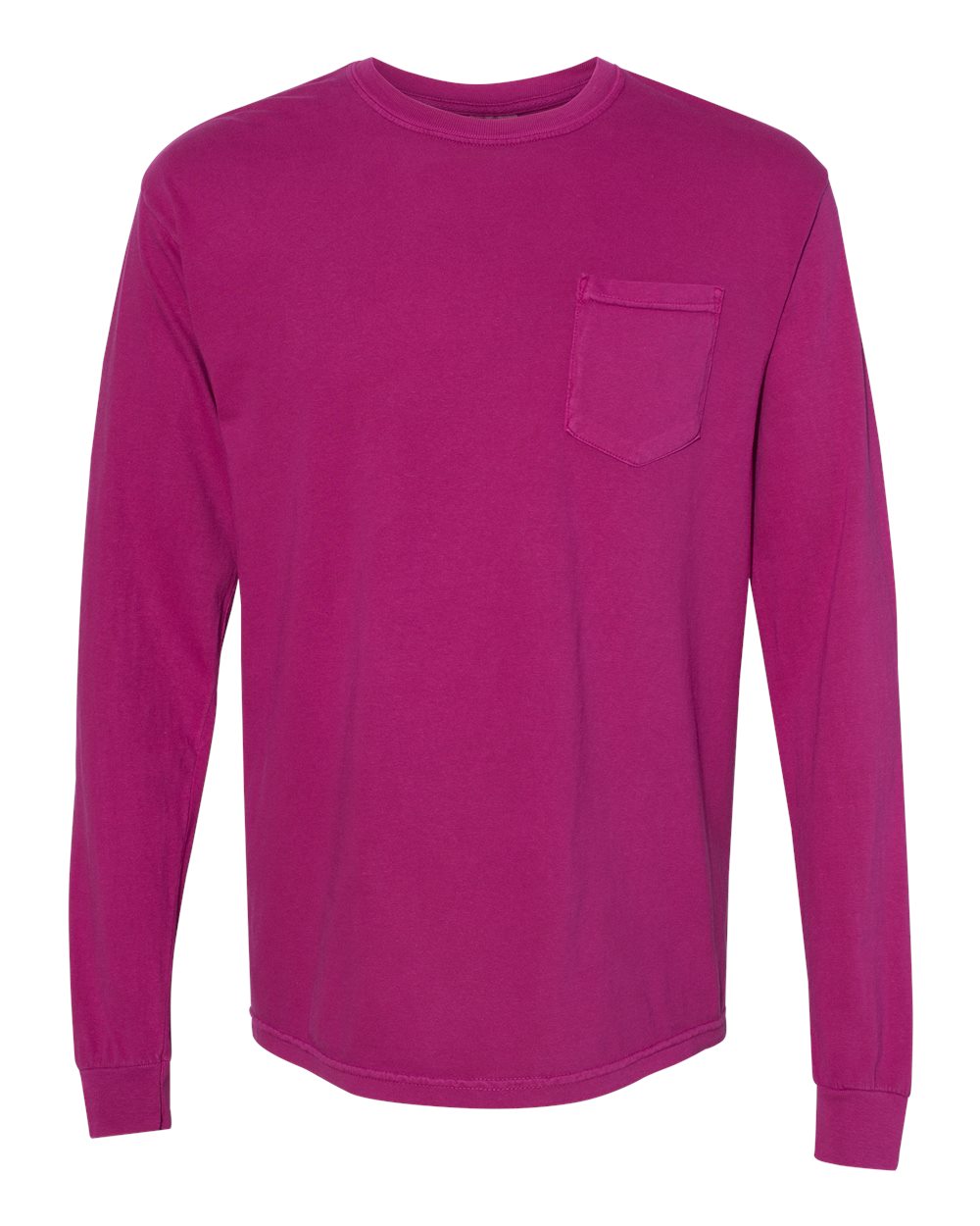 Unisex Garment-Dyed Heavyweight Long Sleeve Pocket T-Shirt | 4410