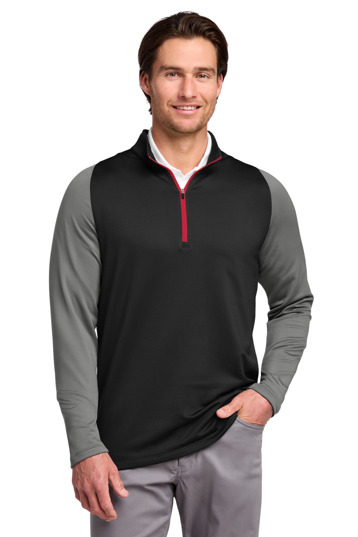 Nike 779795 Dri-FIT Stretch 1/2-Zip Cover-Up
