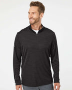 Men's Lightweight Mélange Quarter-Zip Pullover | A475