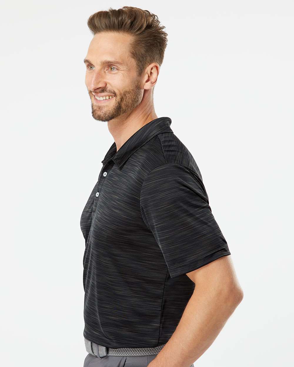 Men's Mélange Polo | A402